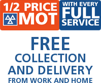 MOT and Service Offer, Free Collection and Delivery