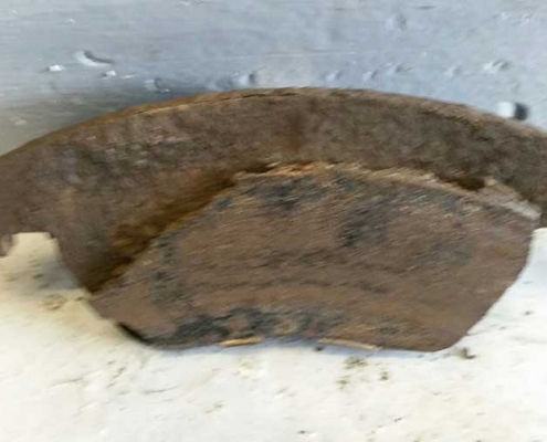 Broken Brake Pad