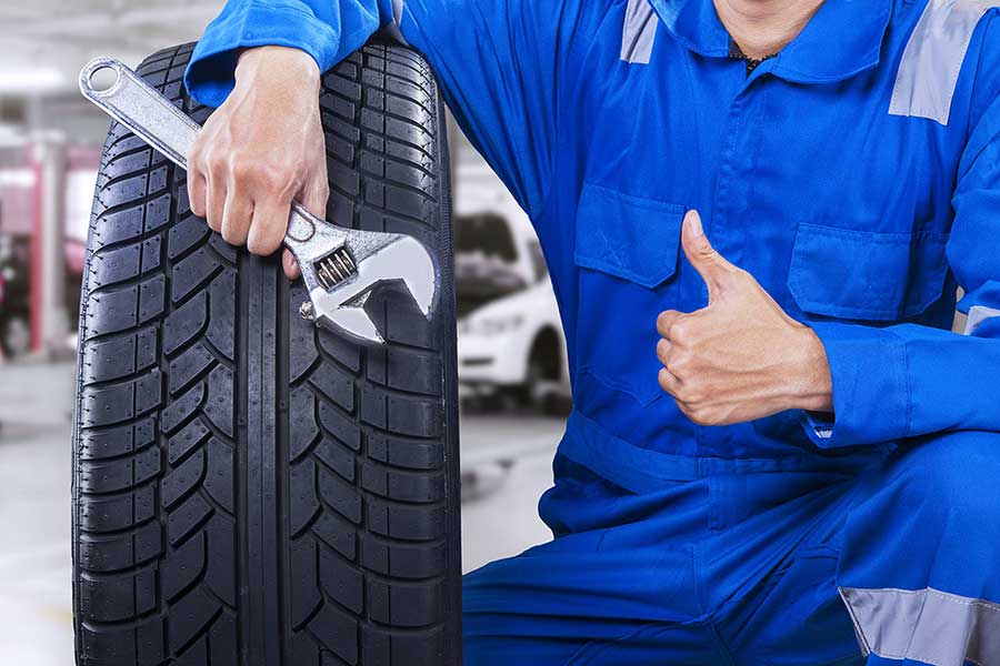 Competitive prices for replacing damaged tyres